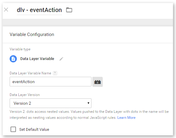 dlv- eventAction