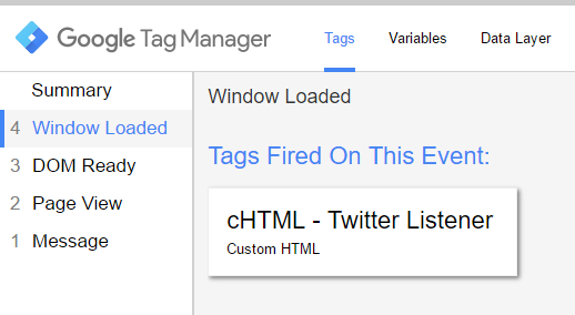 Twitter Listener fired