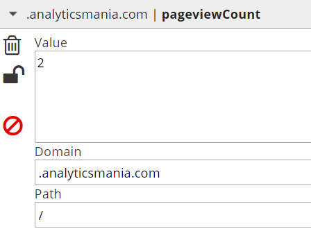 pageviewCount cookie