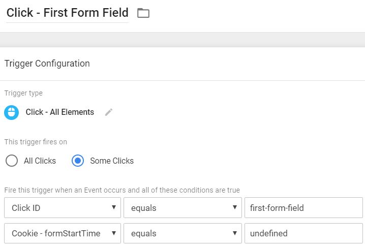 Click trigger with cookie condition