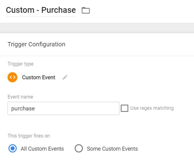 Custom Trigger - Purchase