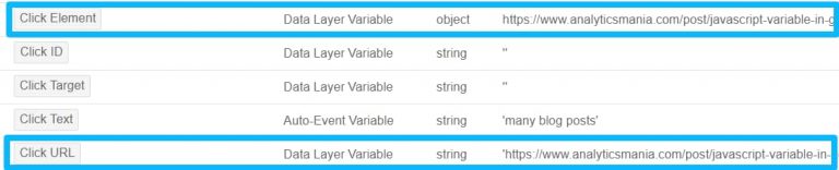 Click Element Variable in Google Tag Manager - Analytics Mania