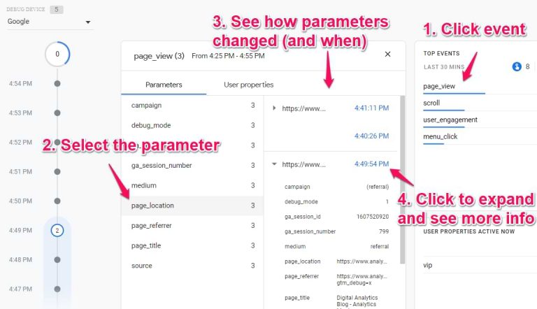 A Guide to DebugView in Google Analytics 4 - Analytics Mania