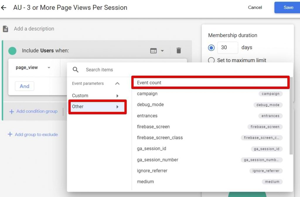 "Pages per Session" Conversion in Google Analytics 4 Analytics Mania