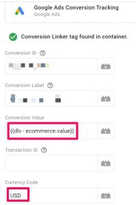 Google Ads Conversion Tracking with Google Tag Manager