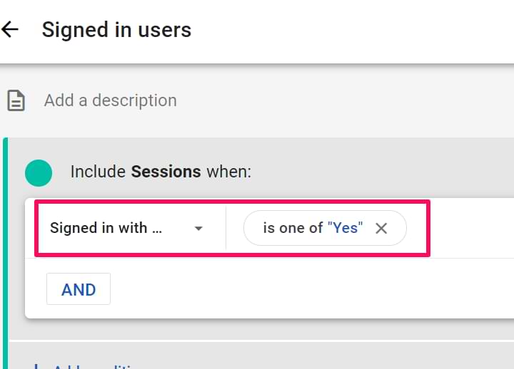 signed in with user id google analytics 4