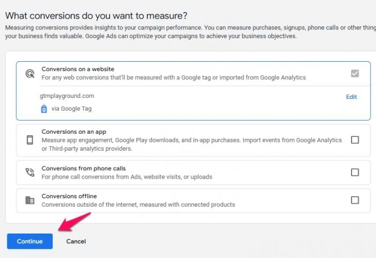 No option to use Google Tag Manager with Google Ads Conversion?
