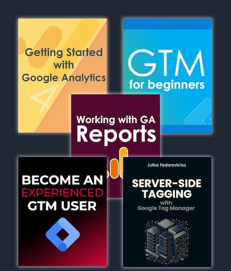GTM & GA4 Essentials Bundle — five free e-books